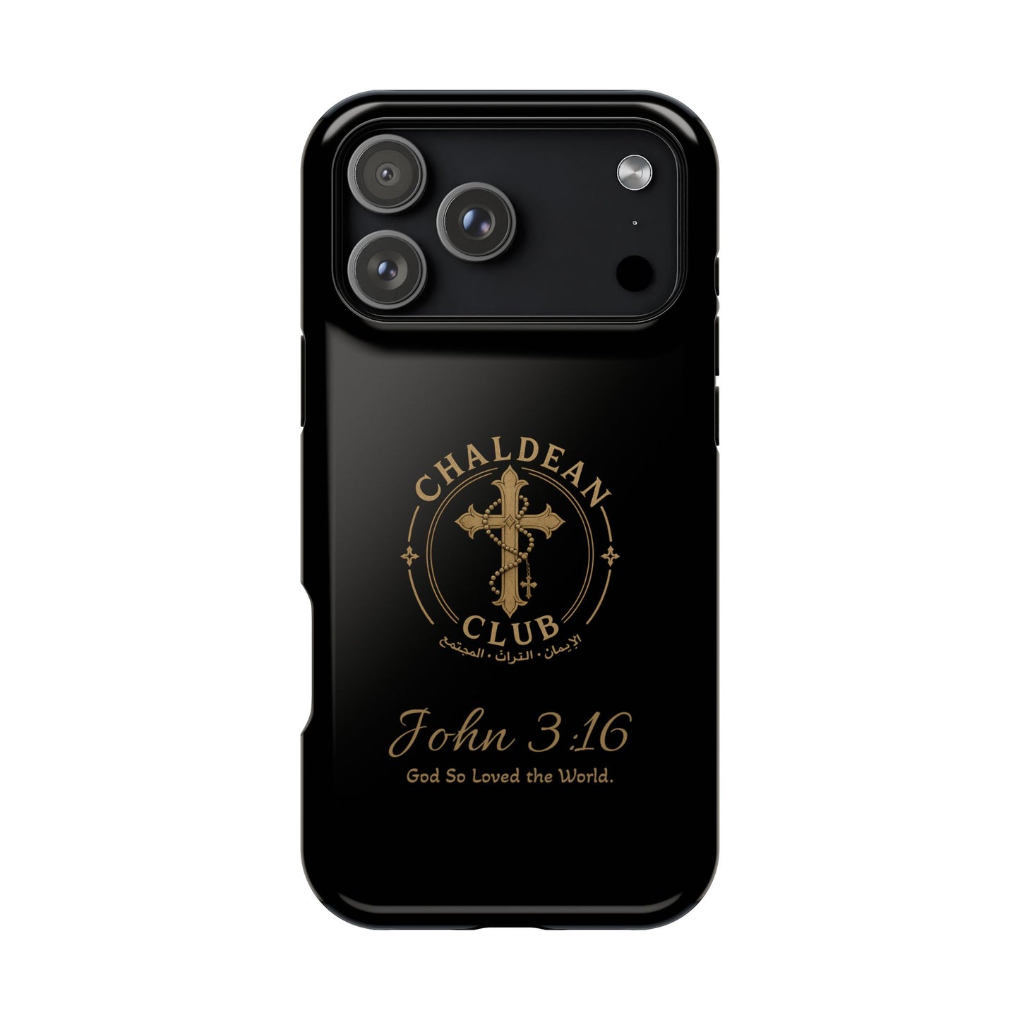 John 3:16 Chaldean Club Phone Case